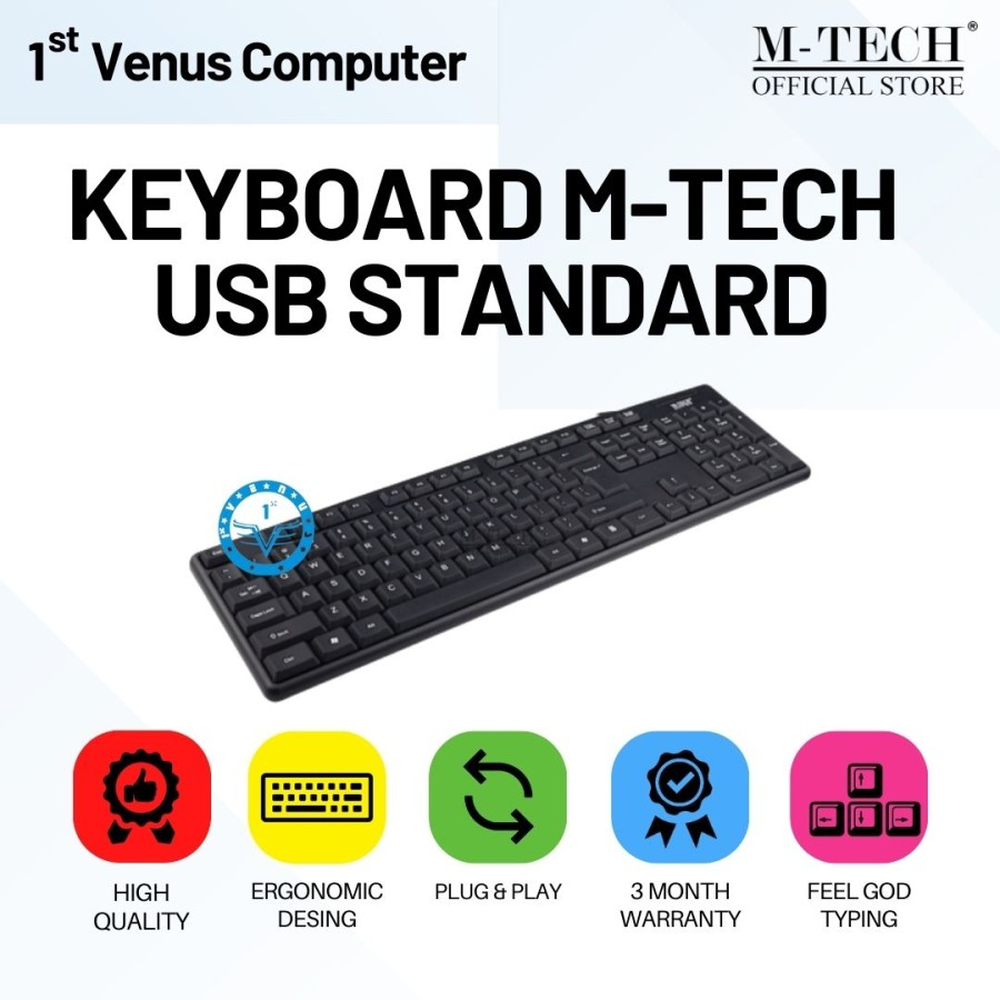 Jual KEYBOARD M-TECH USB STANDARD STK 01 / Keybaord Murah / KB01-MTC ...