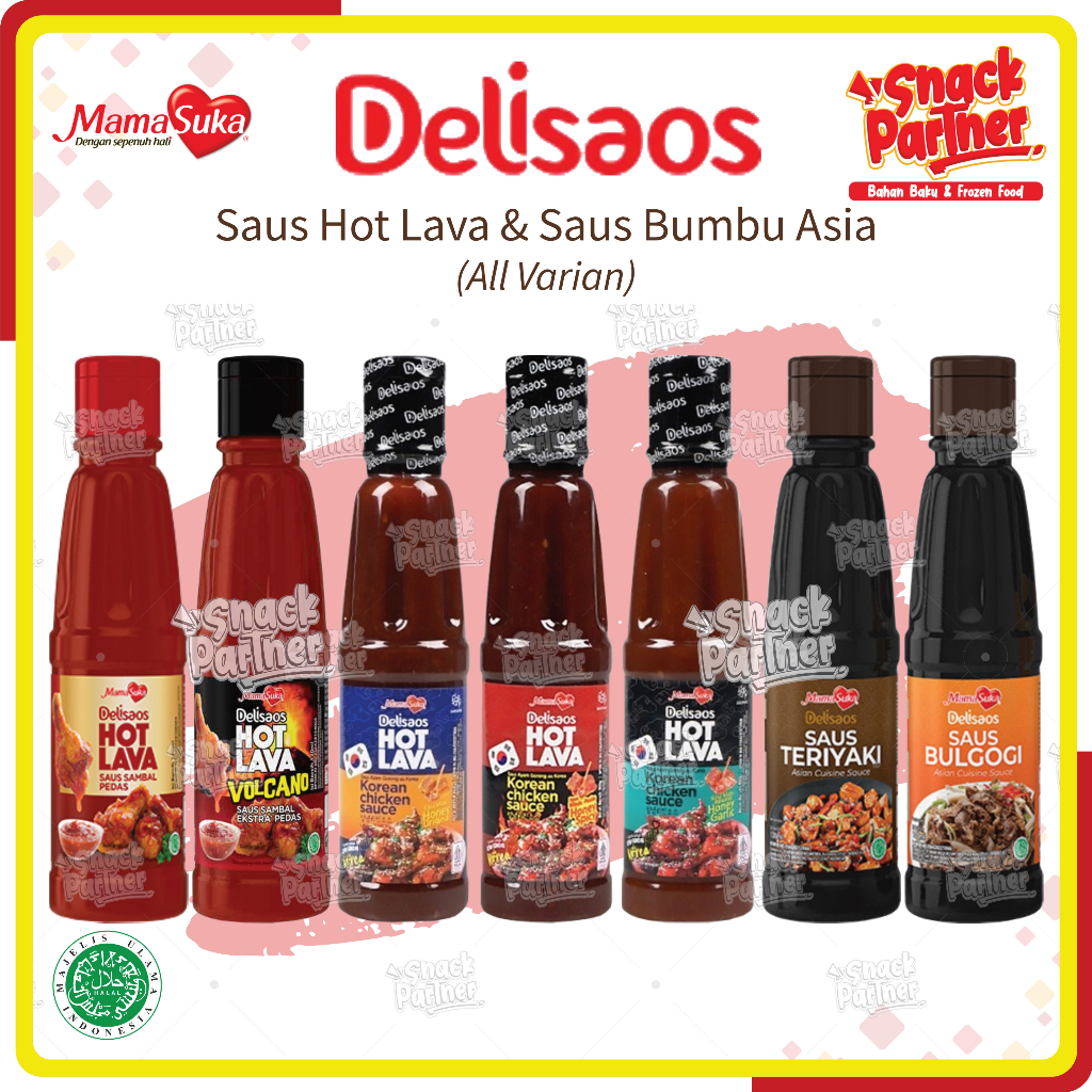 Jual MAMASUKA DELISAOS 130 / 160 ML - Hot Lava Volcano Korean Chicken ...