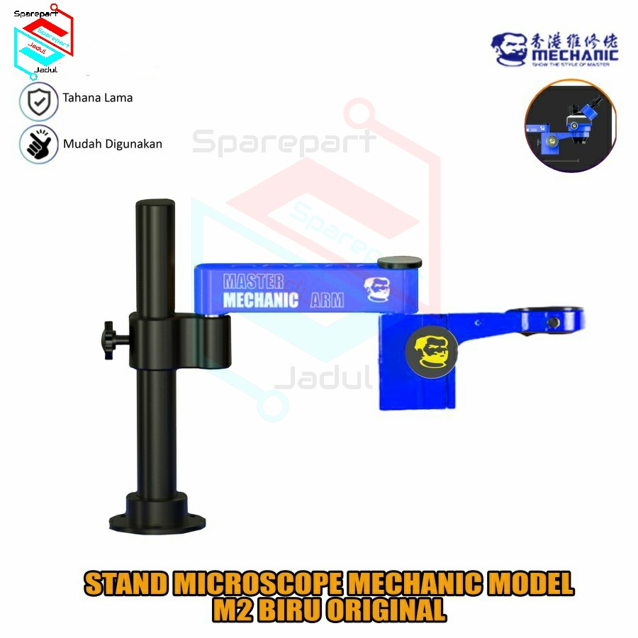 Jual Stand Microscope MECHANIC MODEL M2 Biru Original 770911 | Shopee ...
