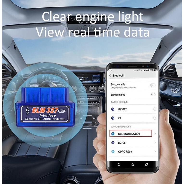 Jual Alat Cek Scan Diagnosa Mesin Mobil ELM327 Mini OBD2 Bluetooth ...