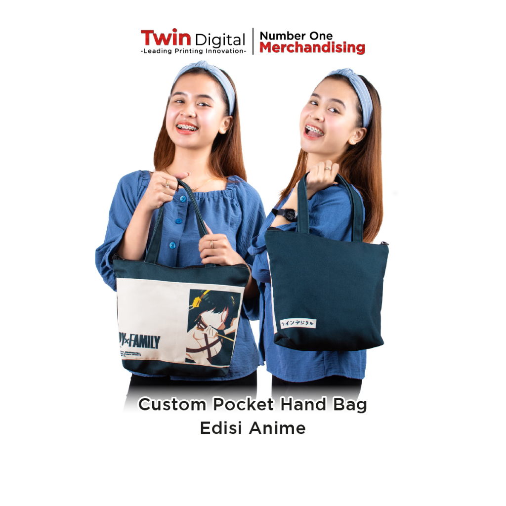 Jual Twindigital Custom Mini Bag Kanvas Tas Wanita Kuliah Gaya Korea