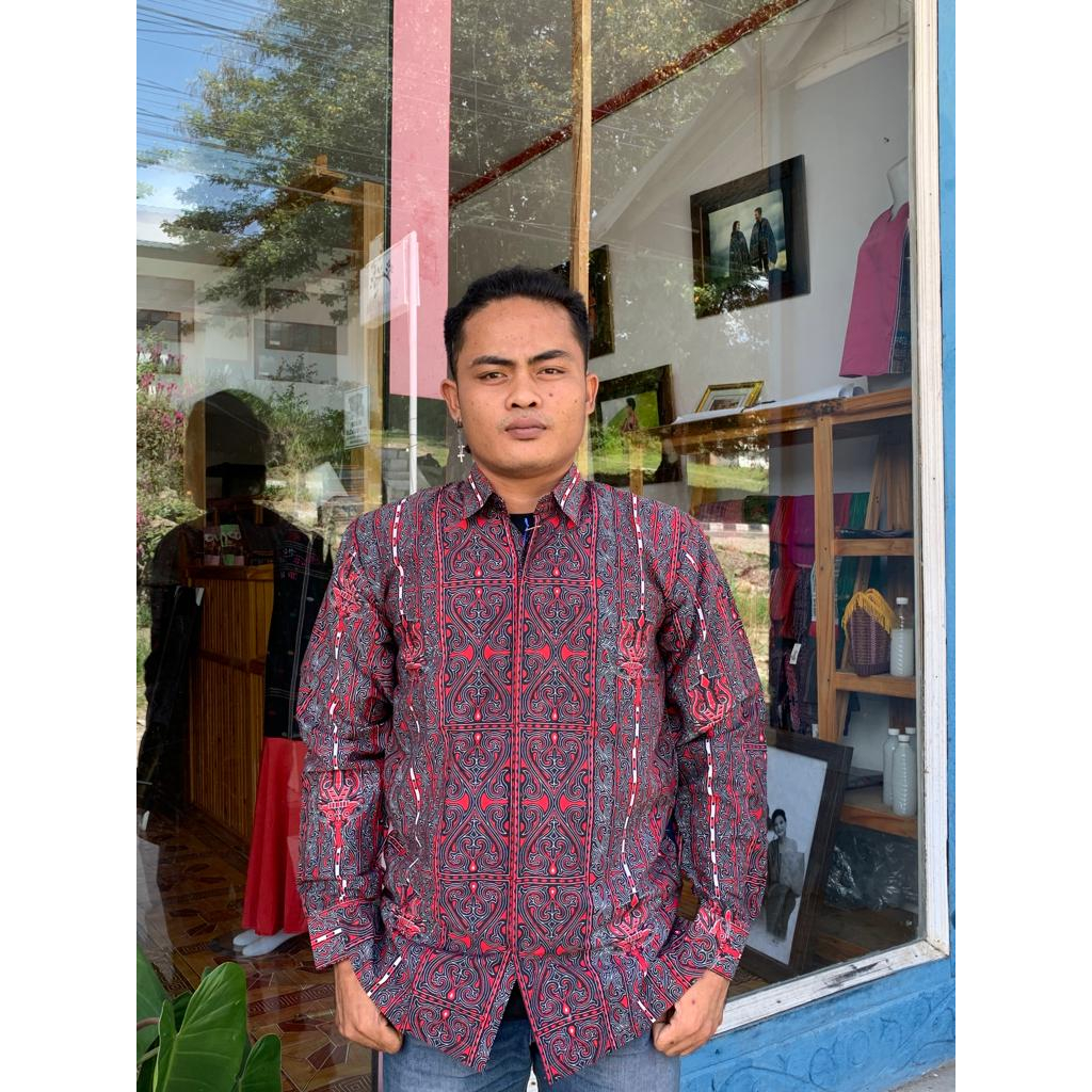 Jual Kemeja Batik Gorga Batak Shopee Indonesia