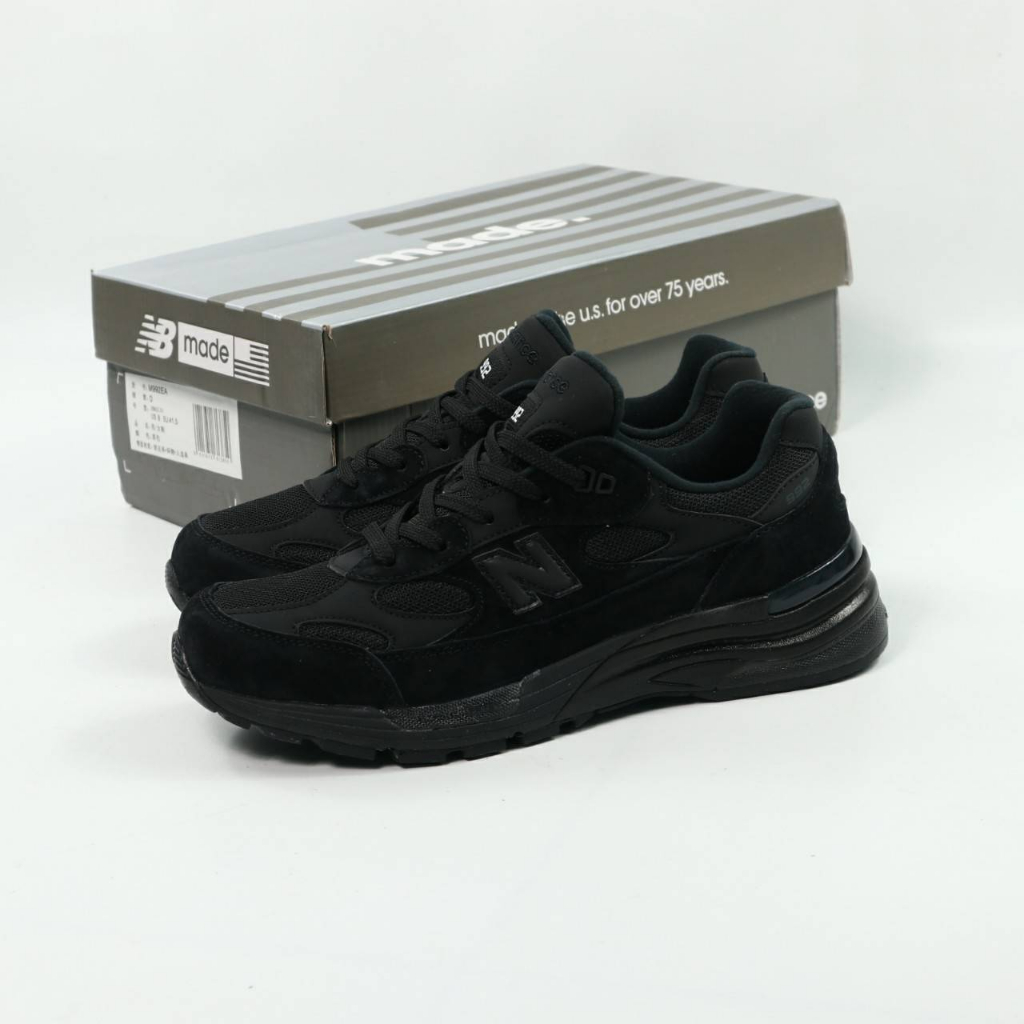 Jual SEPATU NEW BALANCE M992EA 992 TRIPLE BLACK | Shopee Indonesia