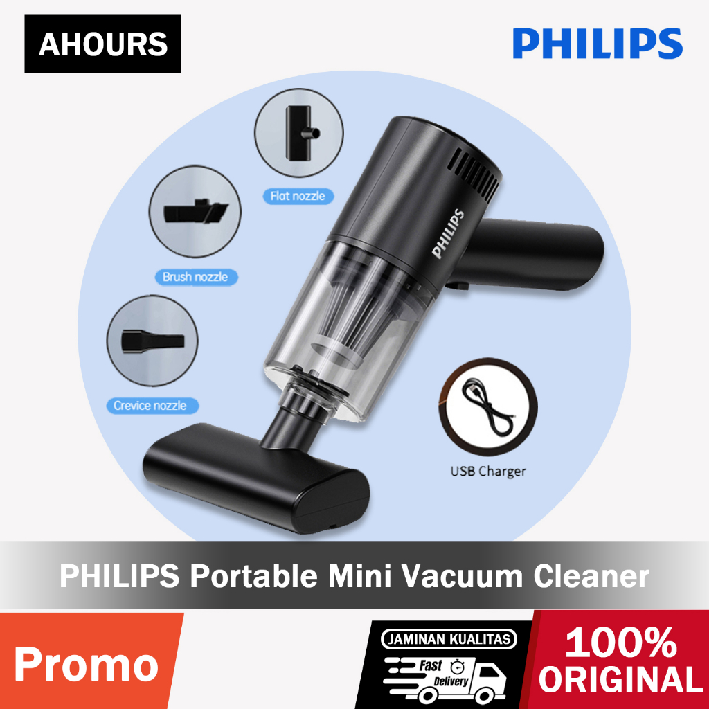 Jual PHILIPS Vacuum Cleaner Penyedot debu mobil/rumah tangga portabel