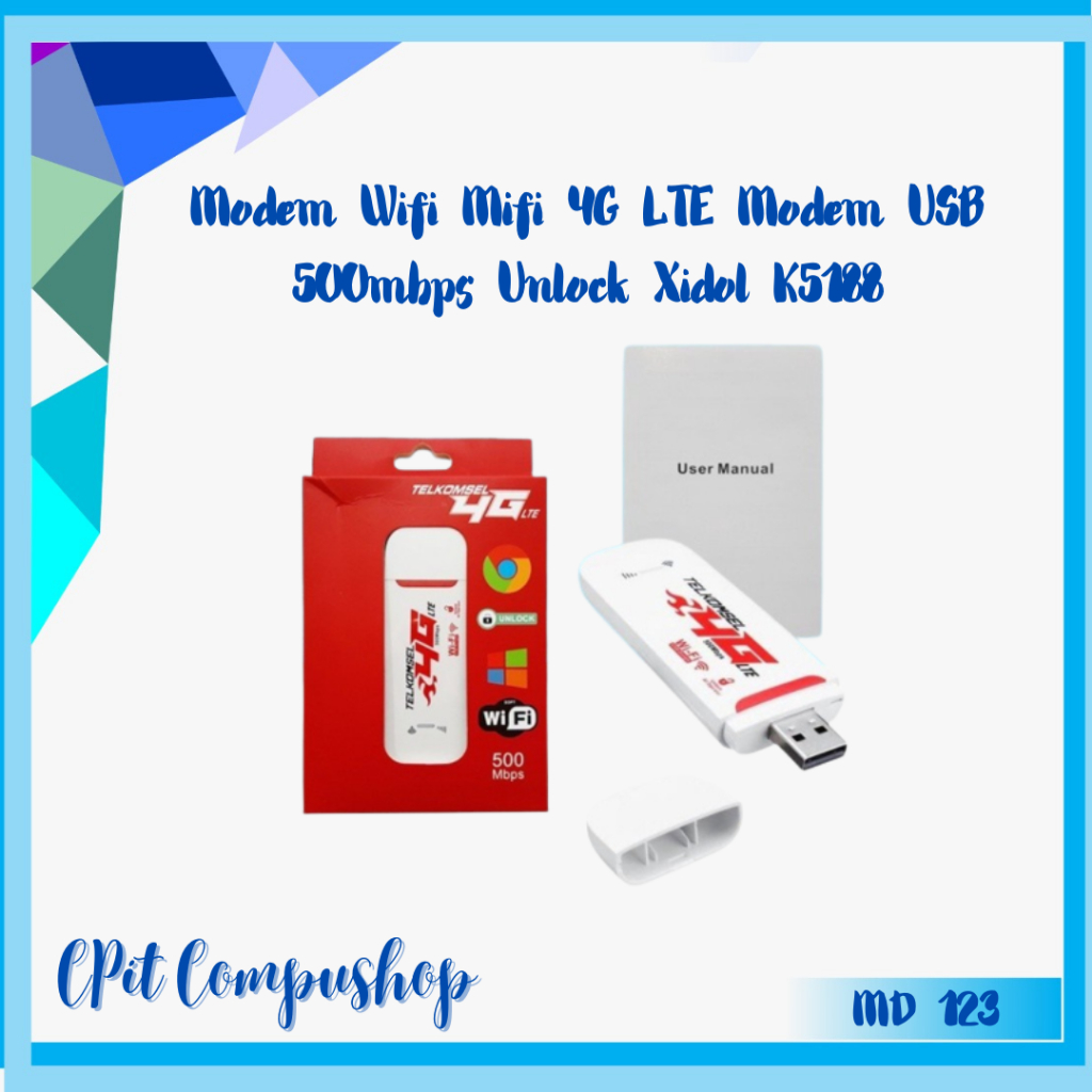 Jual Modem Wifi Mifi 4g Lte Modem Usb 500mbps Unlock Xidol K5188 Shopee Indonesia