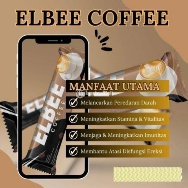 Jual ELBEE COFFEE | ELBEE KOPI 1 BOX isi 10 Sachet | Shopee Indonesia