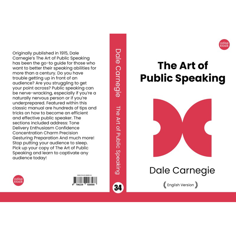 Jual The Art of Public Speaking - Dale Carnegie - Odise | Shopee Indonesia