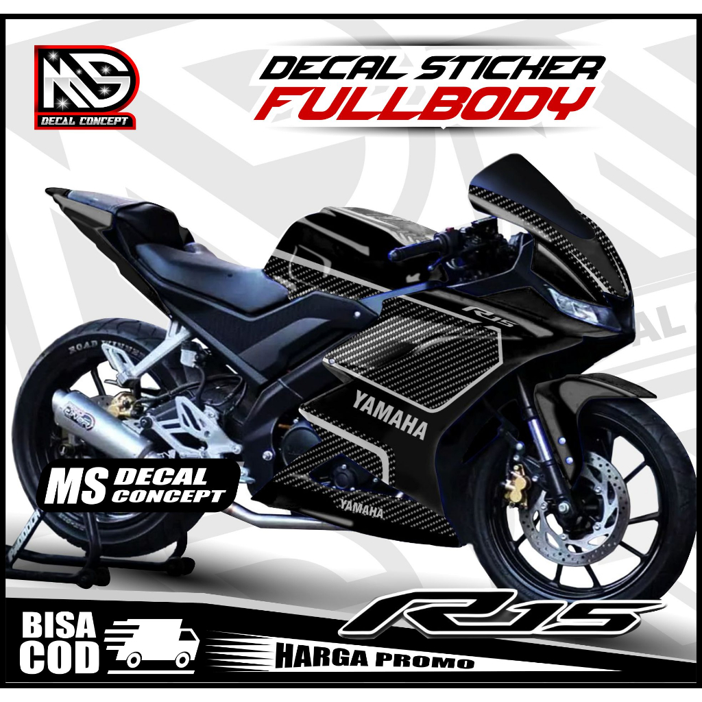 Jual (TERBARU) Decal R15 V3 Full Body Stiker R15 V3 Full Body Dekal R15 ...