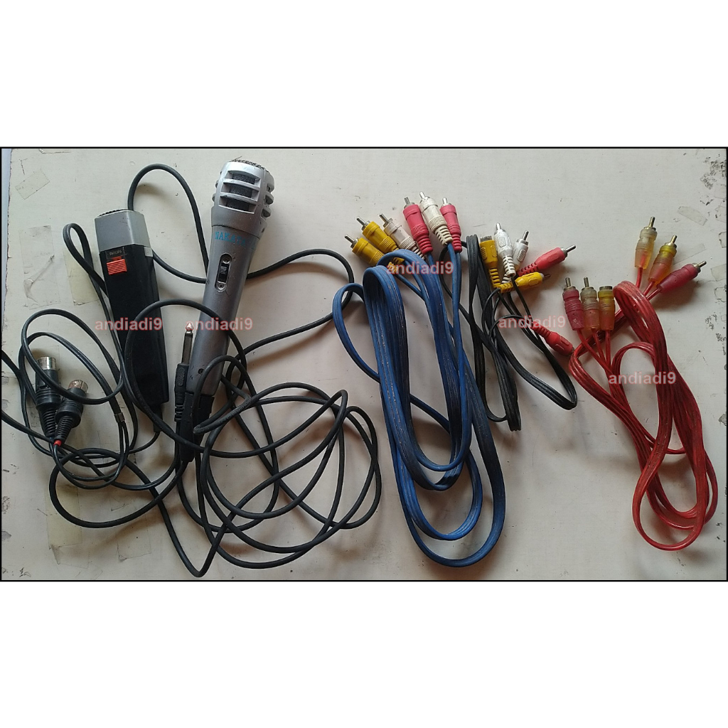 Jual MIC PHILIP NAKATA KABEL AV RCA RUSAK TIDAK BERFUNGSI Shopee