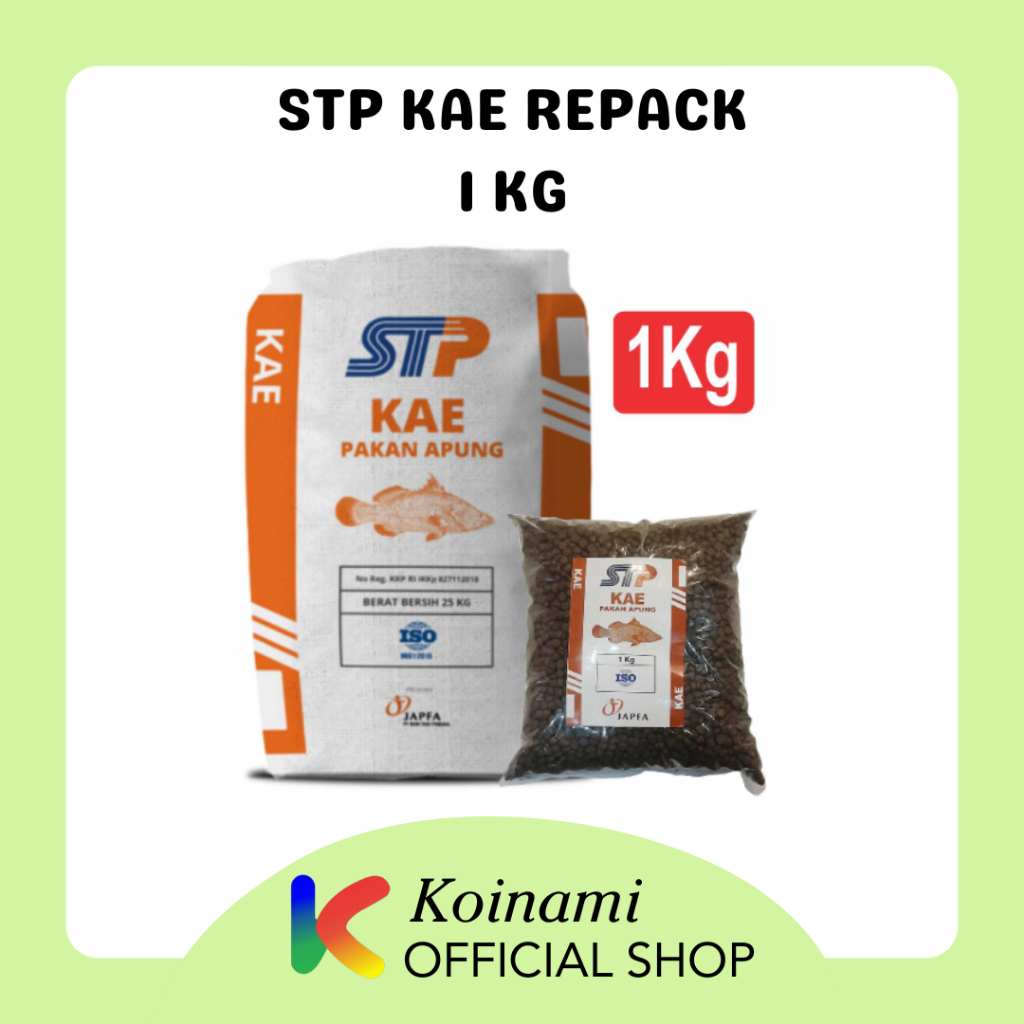 Jual STP KAE Repack 1 kg / Makanan Ikan / Fish Food / Koi / Pelet Apung ...