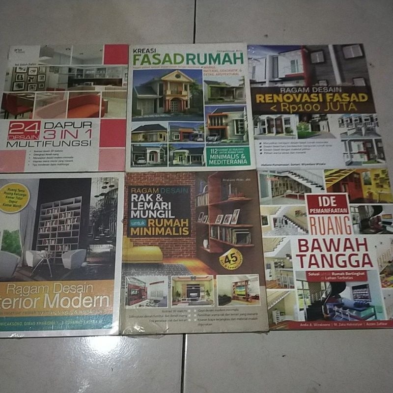 Jual Buku INSPIRASI DESAIN INTERIOR / EXTERIOR / DISAIN RUMAH / RUMAH ...