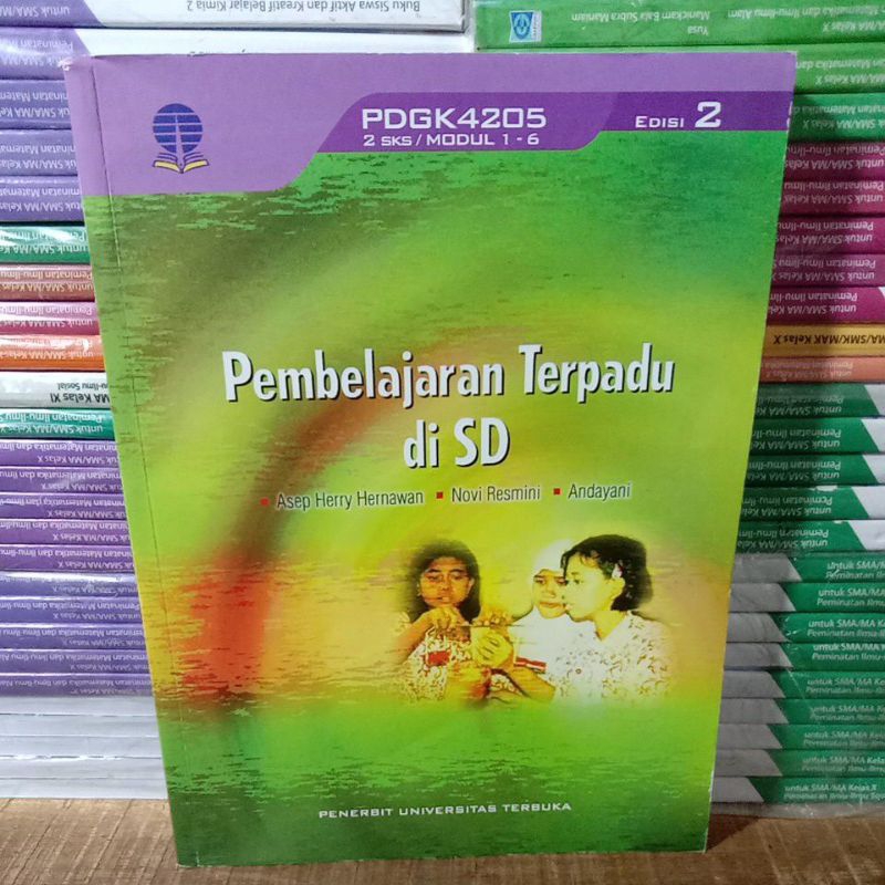 Jual Buku Original Pembelajaran Terpadu Di SD Edisi 2 Universitas ...