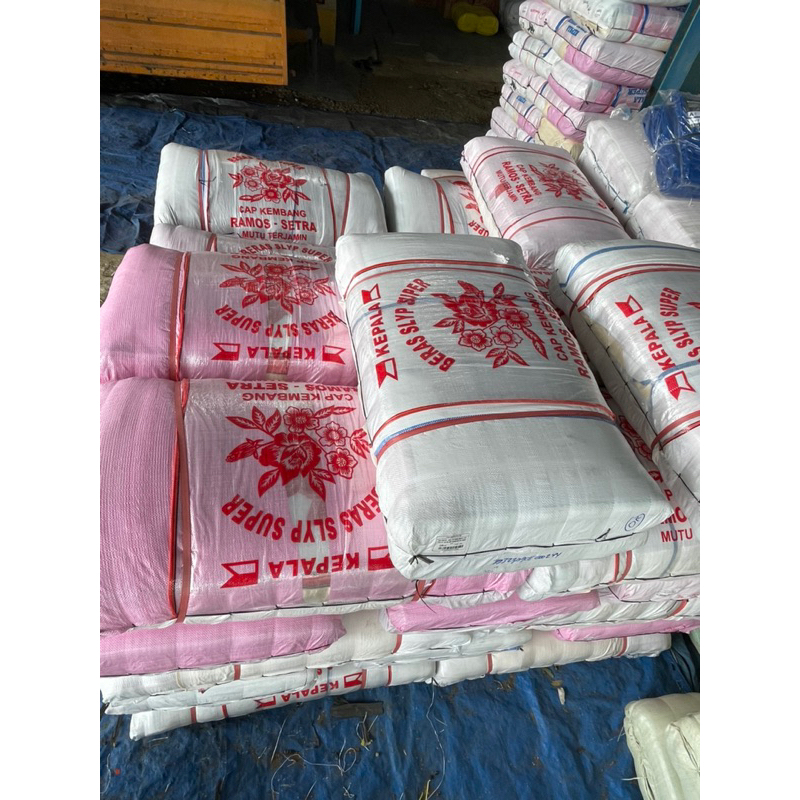 Jual Karung Beras 50 kg KTI Bening Cap Kembang/mawar | Shopee Indonesia