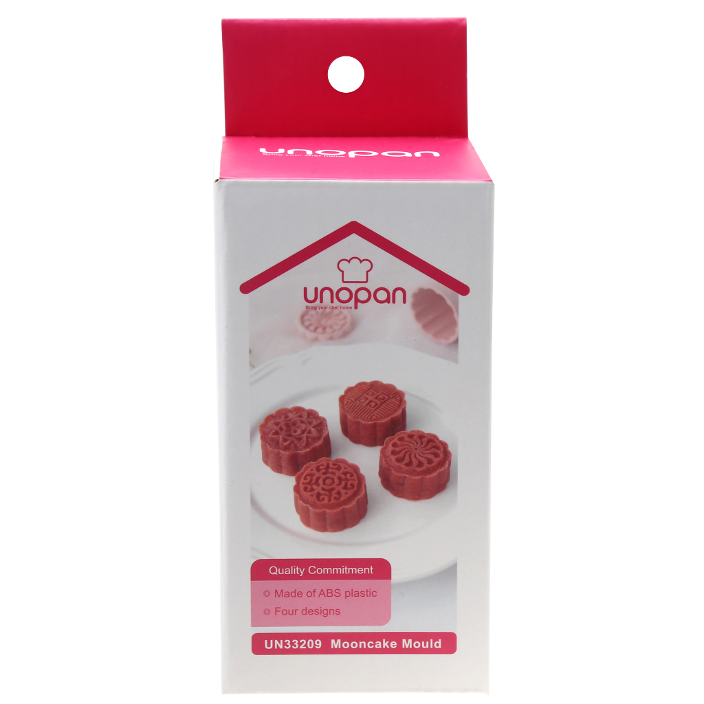Jual Unopan - UN33209 Mooncake Mould 4pcs / Set | Shopee Indonesia