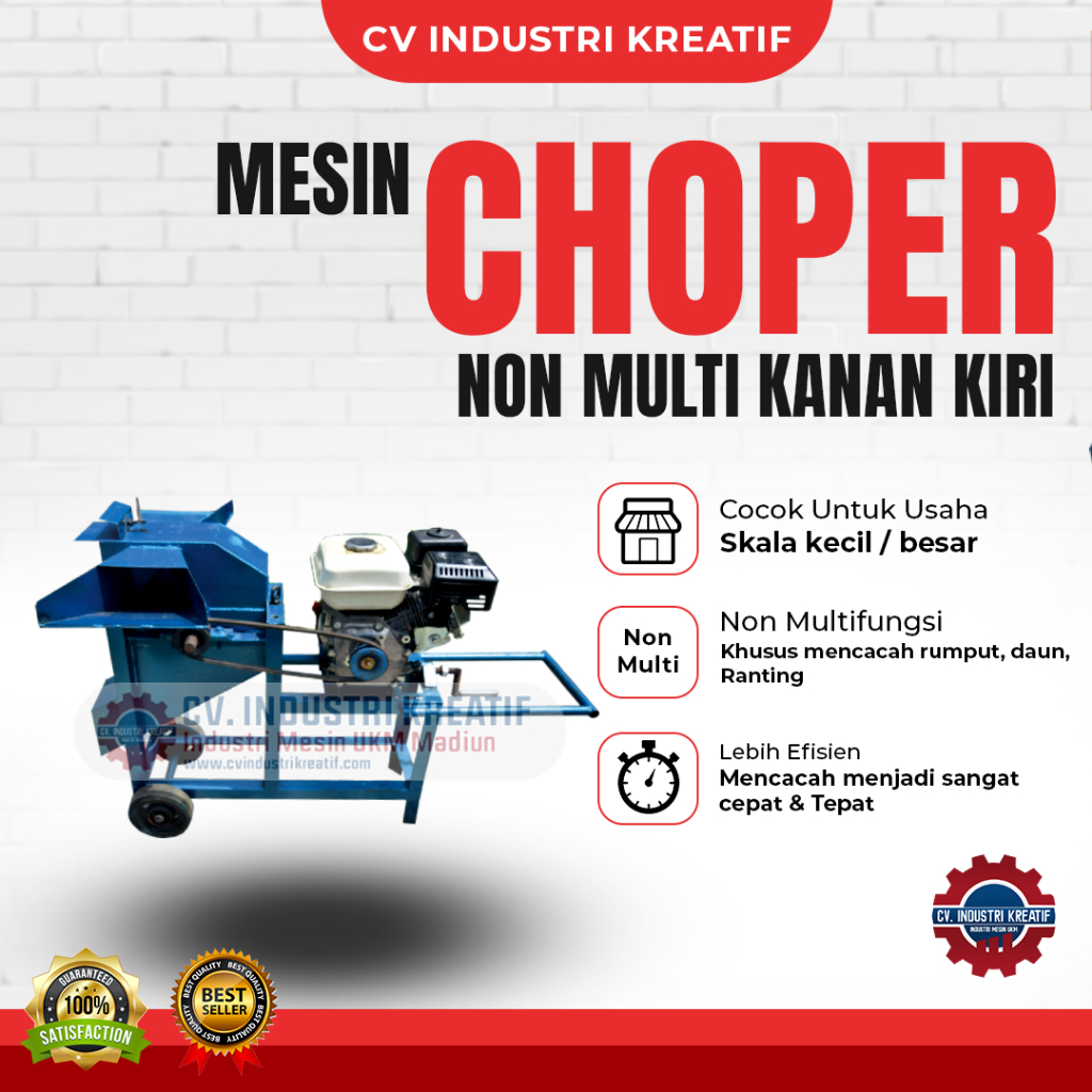 Jual Mesin Chopper Cacah Rumput Corong Kanan Kiri | Shopee Indonesia