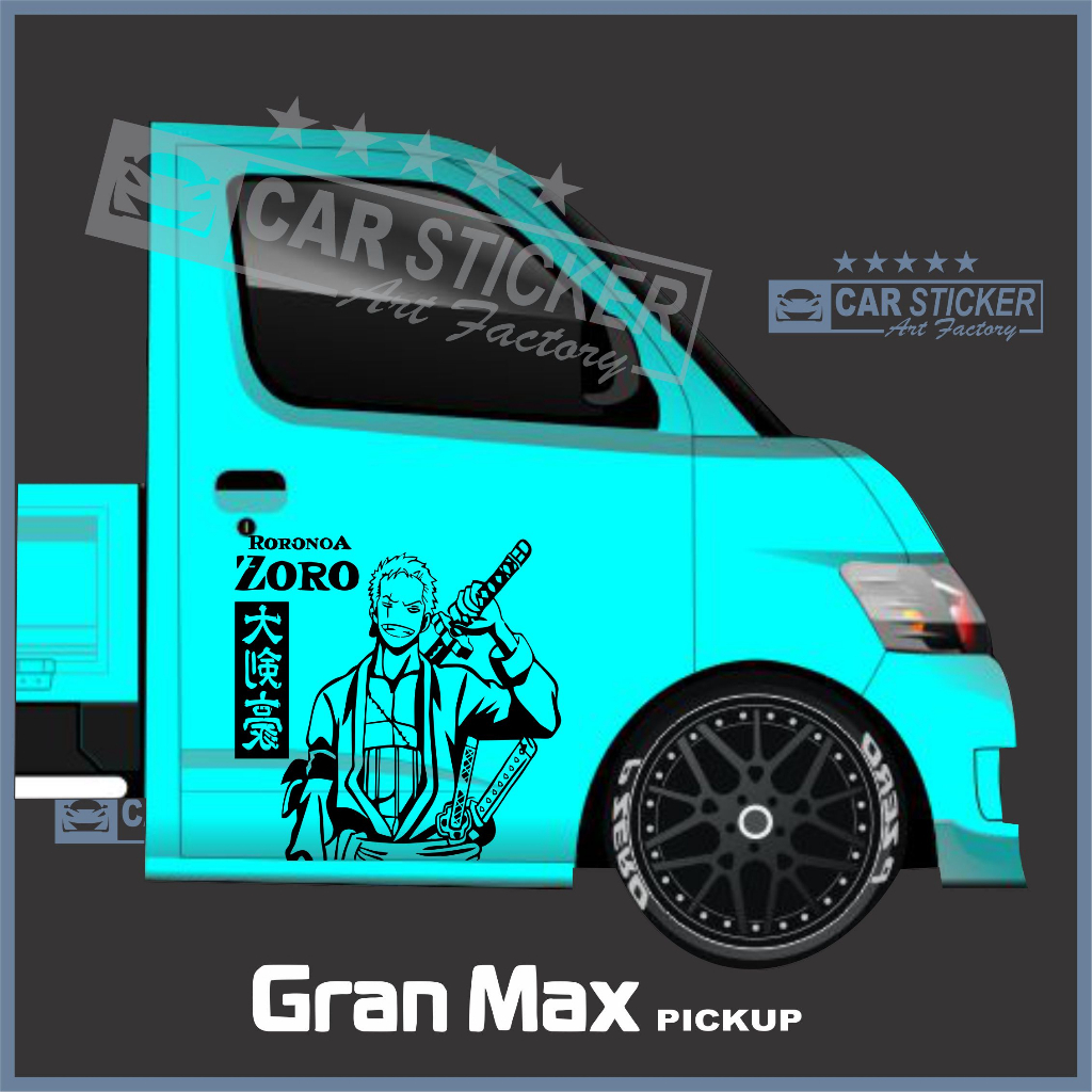 Jual sticker one piece sticker cutting sticker mobil stiker granmax ...