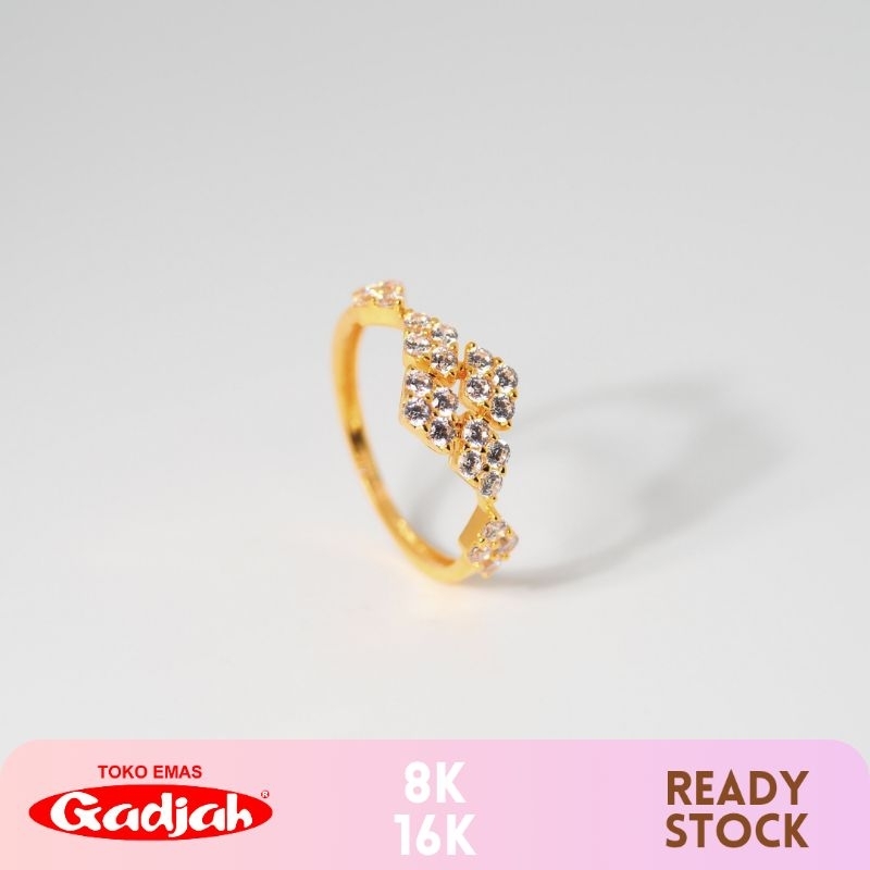 Jual Cincin Emas 6 Wajik Mata Tabur Toko Emas Gadjah Shopee Indonesia