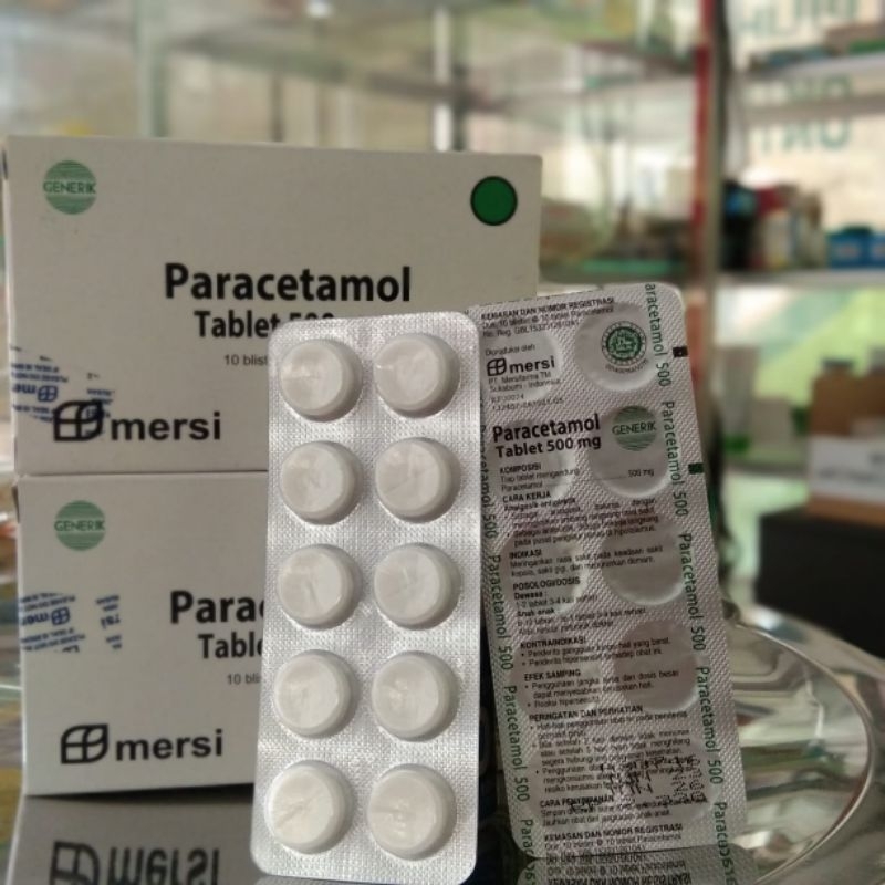 Jual PARACETAMOL TAB STRIP 10 TABLET | Shopee Indonesia