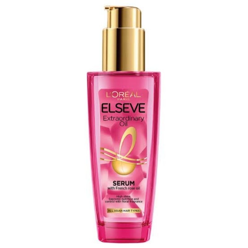 Jual Loreal Extraordinary Oil Pink Elseve Hair Serum 100ml Full Size