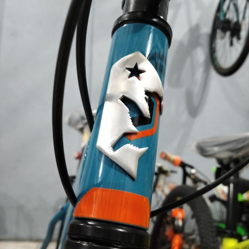 Jual Head badge marin bikes original emblem atau logo depan sepeda