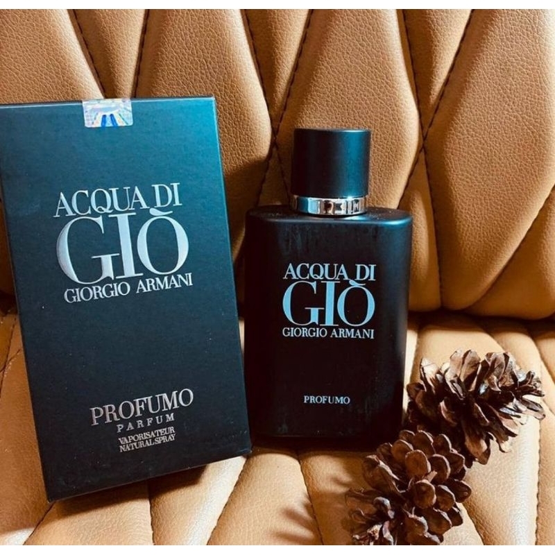 Jual Parfum Pria Gorgio Di Gio Hitam Ori Singapore | Shopee Indonesia