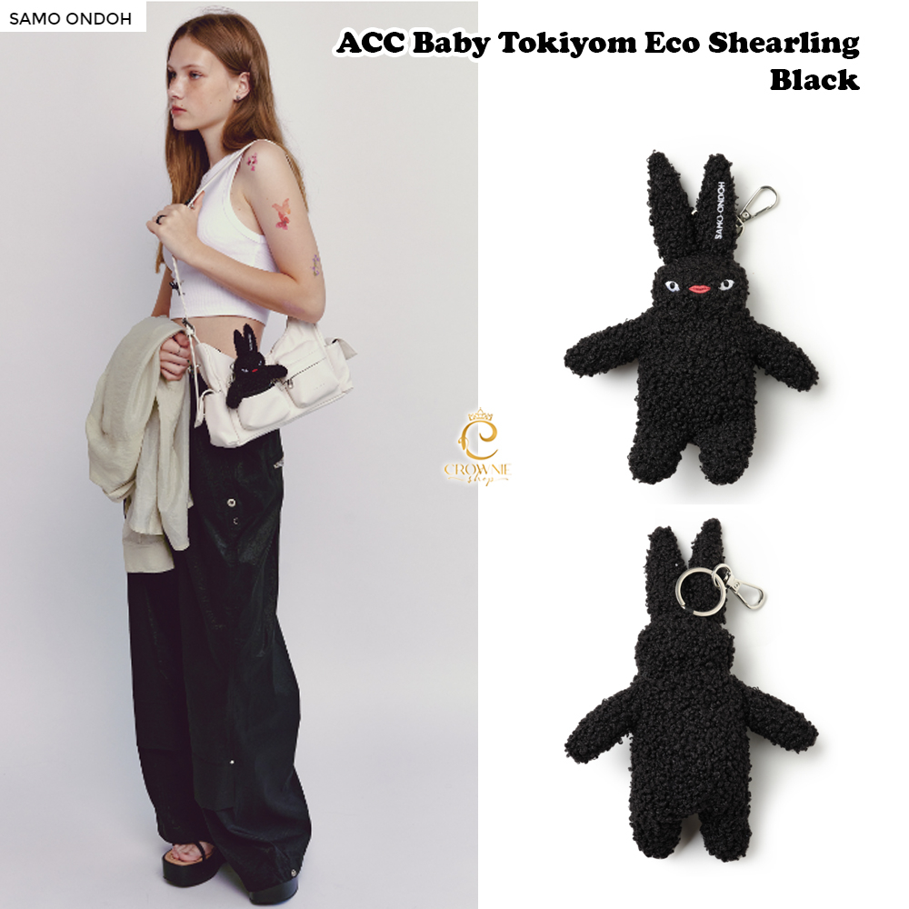 【SAMO ONDOH】 ACC BABY TOKIYOM ECO FUR BLACK Today school vibe 📚📖 - Museum bag L goat black - Loveyom
