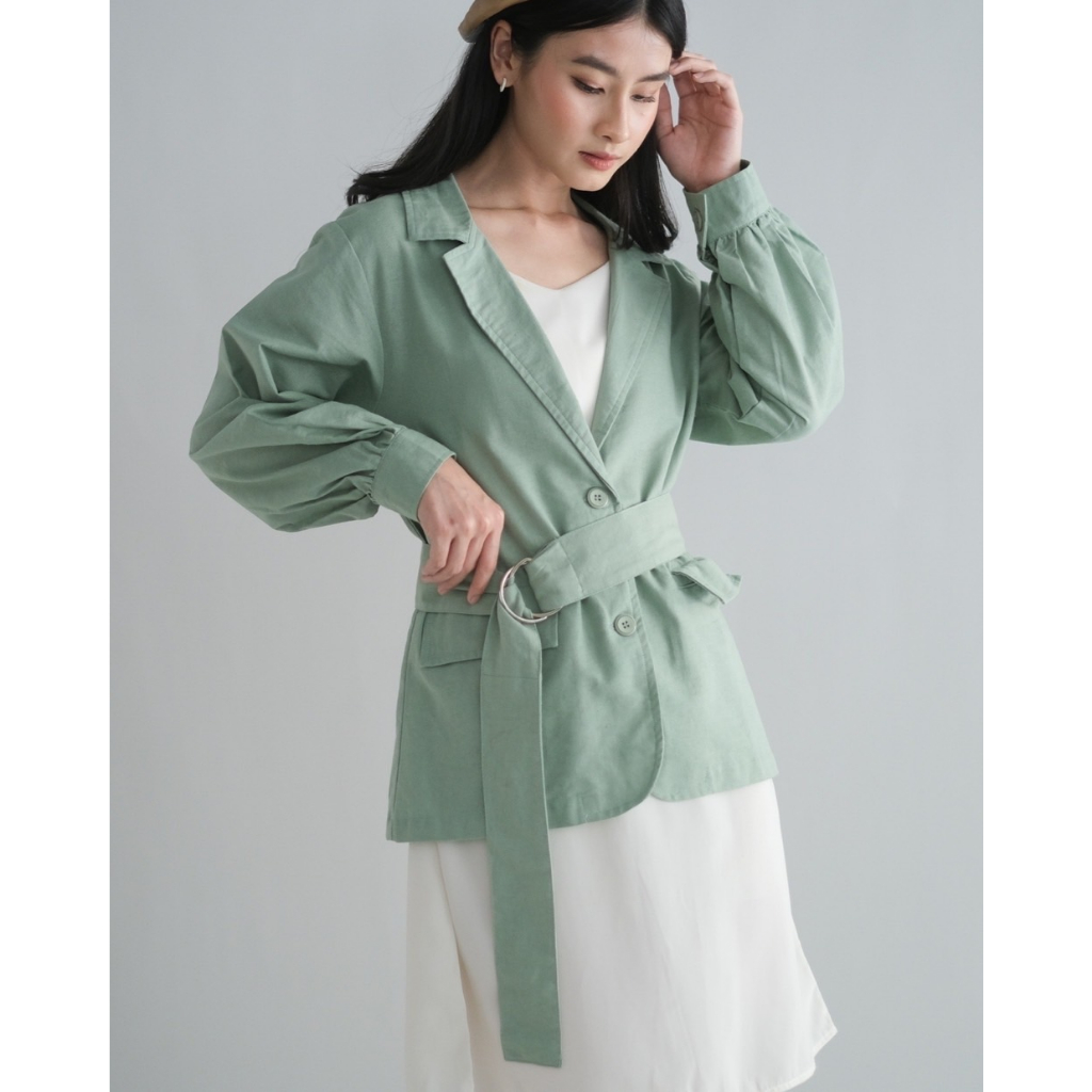 Jual Myrubylicious RUINEY BLAZER | ATASAN | BLAZER POLOS | Shopee Indonesia