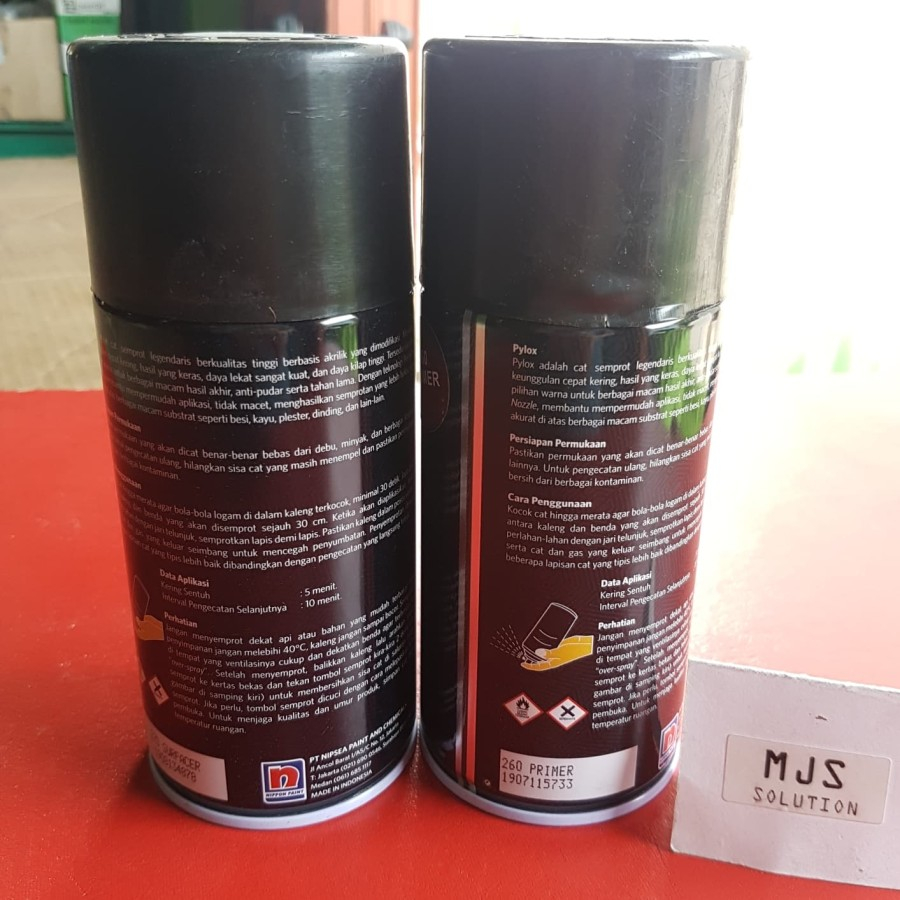 Jual MJS PYLOX 260 PRIMER 270 SURFACER CAT DASAR EPOXY SEMPROT BASIC ...