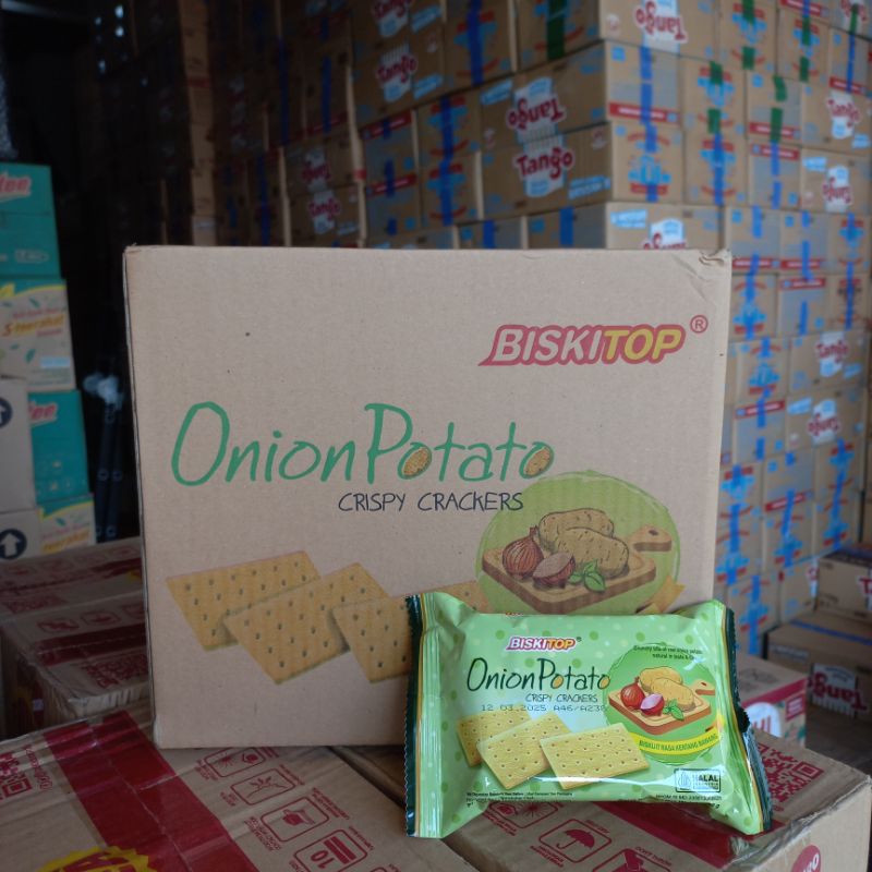 Jual Biskitop onion potato kentang 50 gram 1 dus isi 24 pcs Shopee