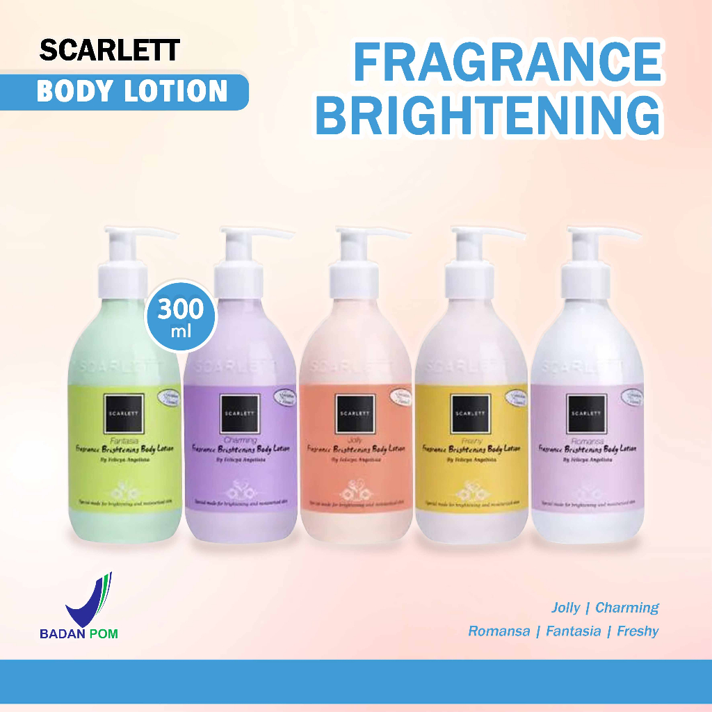 Jual Scarlett Whitening Body Lotion 300ml All Varian Shopee Indonesia