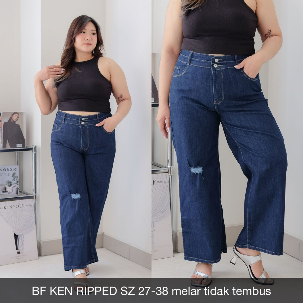 Ripped jeans hot sale shopee