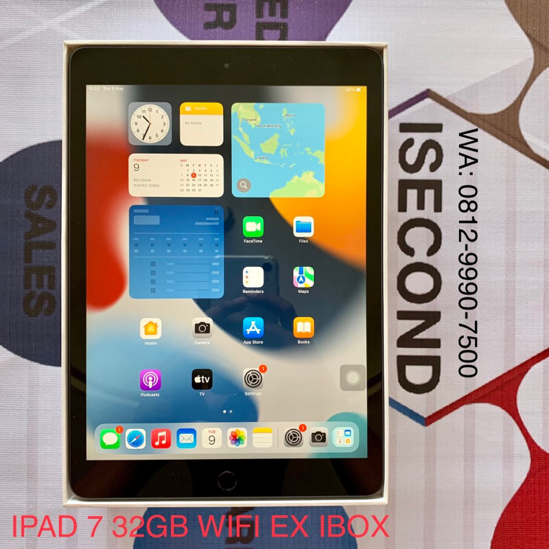 Jual Ipad 7 32GB Wifi Only Second Fullset Istimewa | Shopee Indonesia