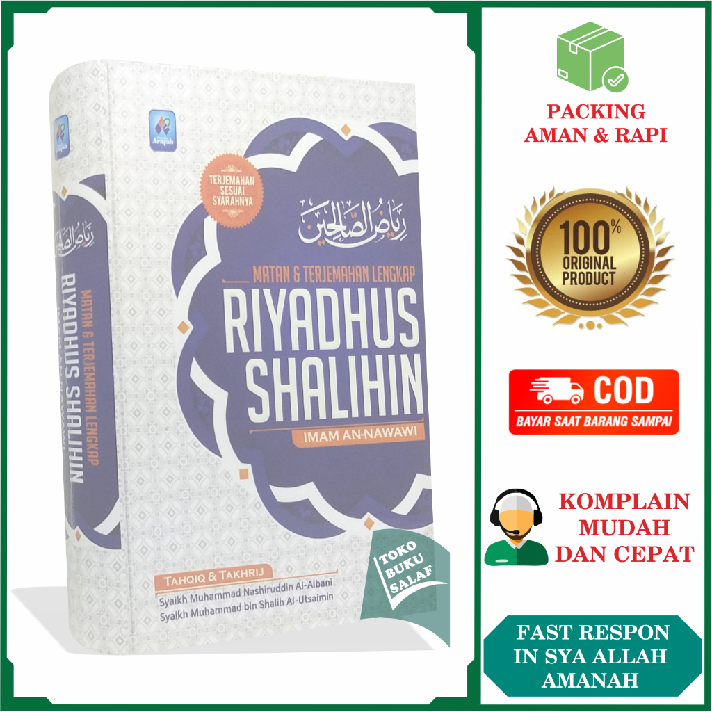 Jual Riyadhus Shalihin Matan Dan Terjemahan Lengkap Terjemah Sesuai