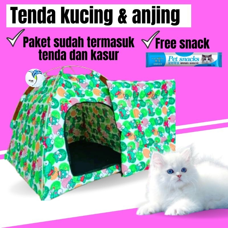 Jual Tenda Kucing Dan Anjing Besar Rumah Tempat Tidur Kucing Kandang Kasur Shaestore Shopee