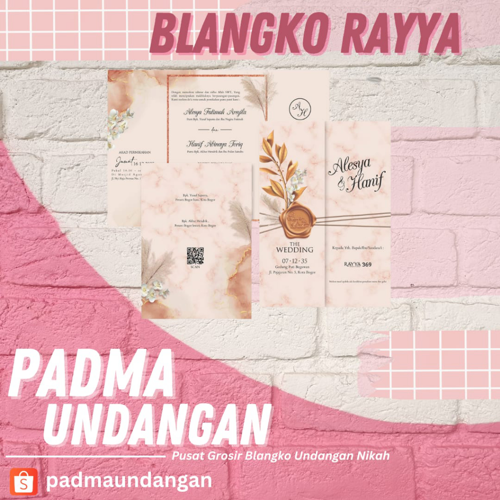 Jual Blangko Undangan Rayya 369 | Pusat Grosir Blangko | Padma Undangan ...