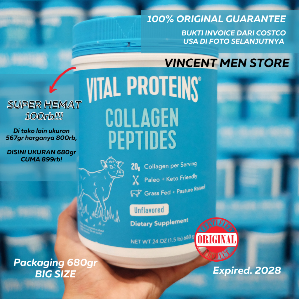 Jual VITAL PROTEINS COLLAGEN PEPTIDES 680gr | VITAL PROTEINS COLLAGEN ...