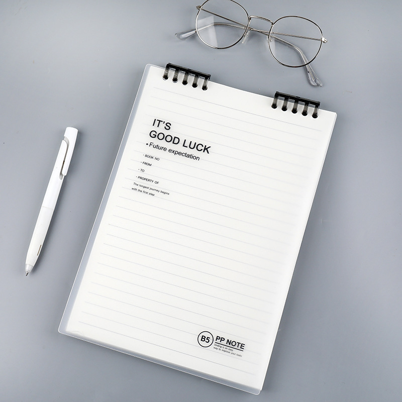 Jual Simple b5 flip up loose leaf book / buku flip horizontal line grid ...
