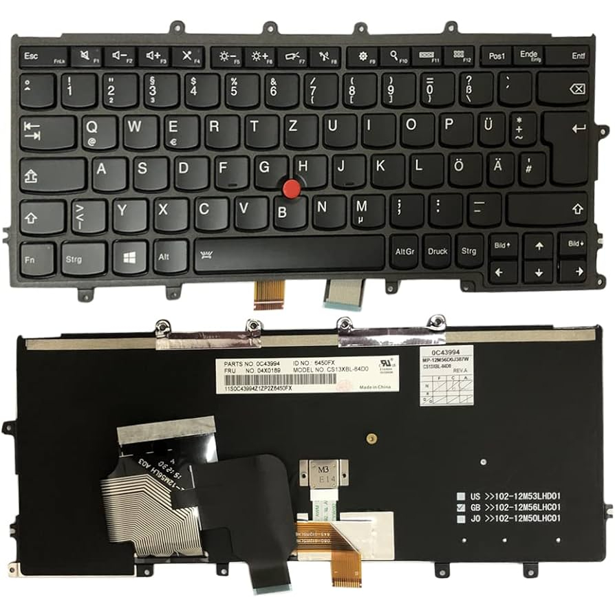 Bàn Phím Lenovo ThinkPad X240 X240s X250 X260 X270 Có Chuột - Hàng Nhập Khẩu Mới 100  I.13798346