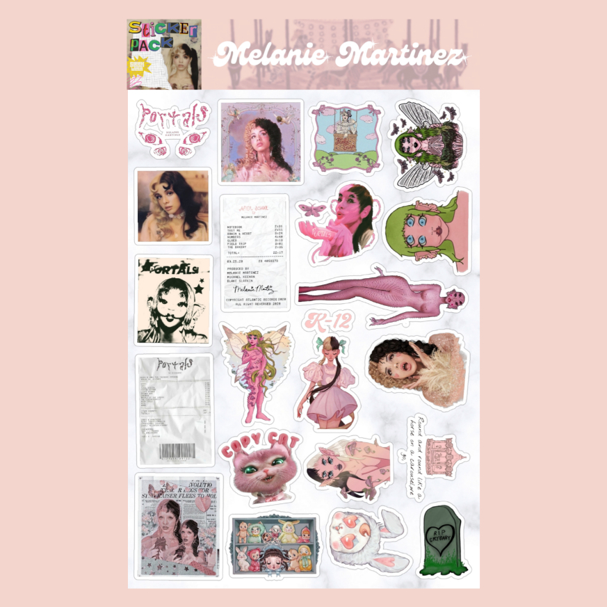 Jual Melanie Martinez Sticker Pack