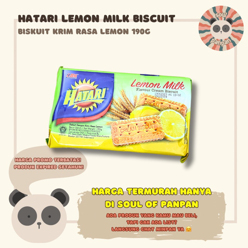 Jual Hatari Lemon Milk Biskuit Krim Rasa Lemon Asw G Shopee Indonesia