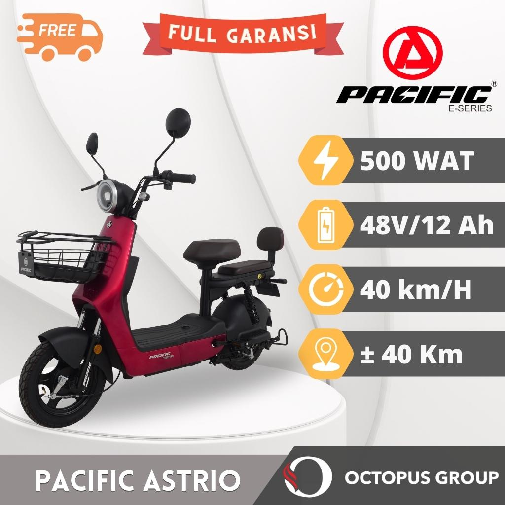 Jual Sepeda Listrik Pacific Astrio 500 Watt 12 Ah Garansi Resmi ...