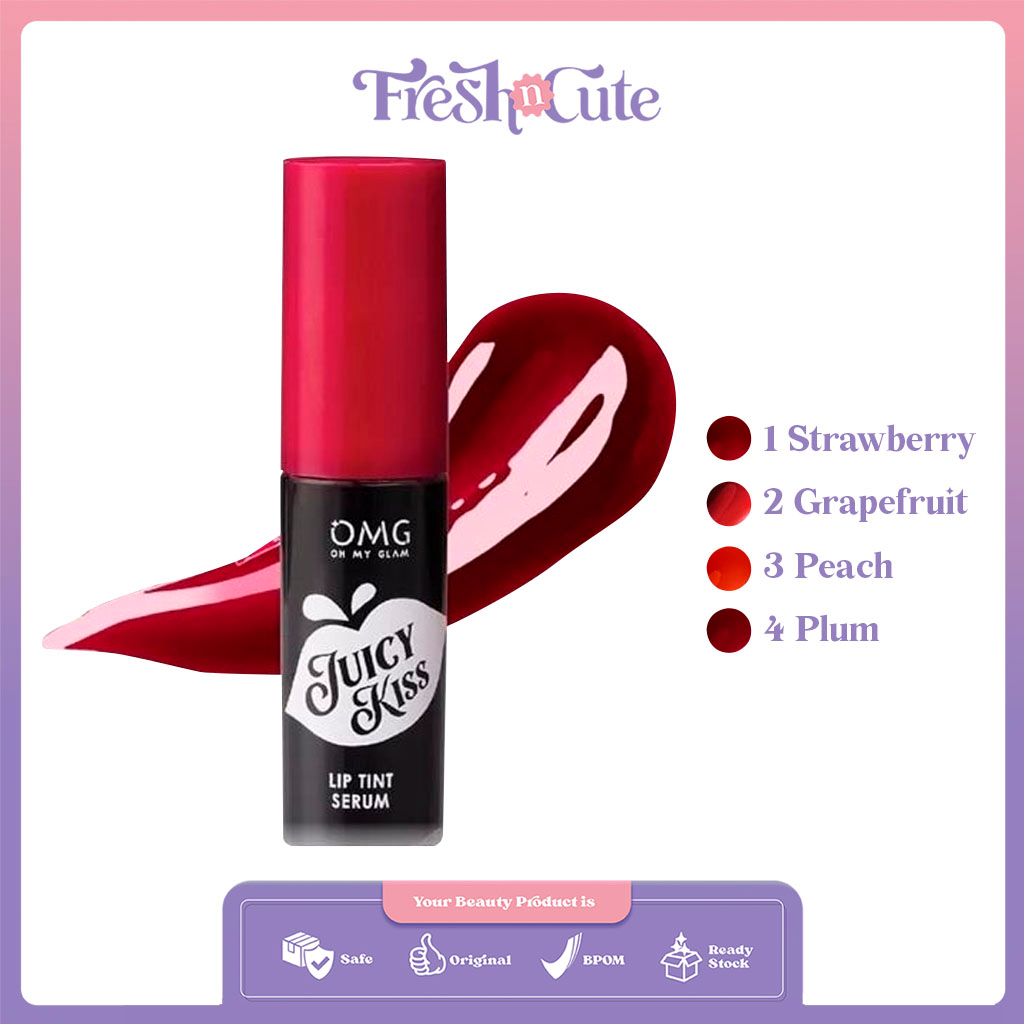 Jual OMG Juicy Kiss Lip Tint Serum Shopee Indonesia