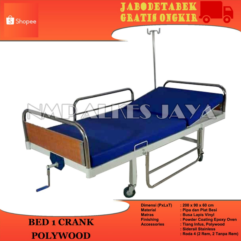 Jual Ranjang Pasien Bed Pasien Ranjang Rumah Sakit Bed Rumah Sakit 1 ...