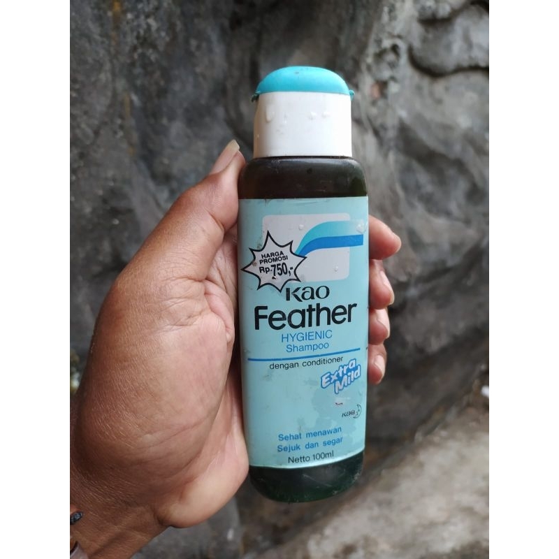 Jual Shampoo kao feather kemasan botol/shampo jadul antik Shopee