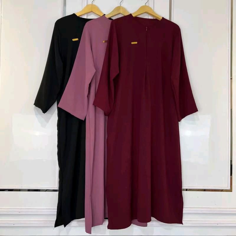 Jual KAYLA DRESS Gamis Crincle Airflow Premium Gamis Crincle Jumbo