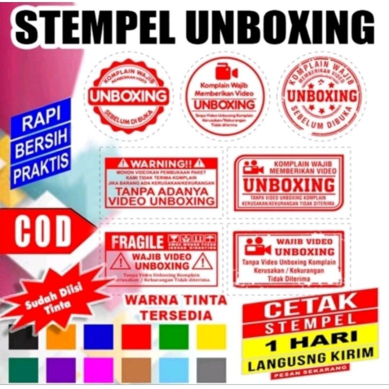 Jual Stempel Unboxingstempel Plastikstempel Onlinestempel Usaha