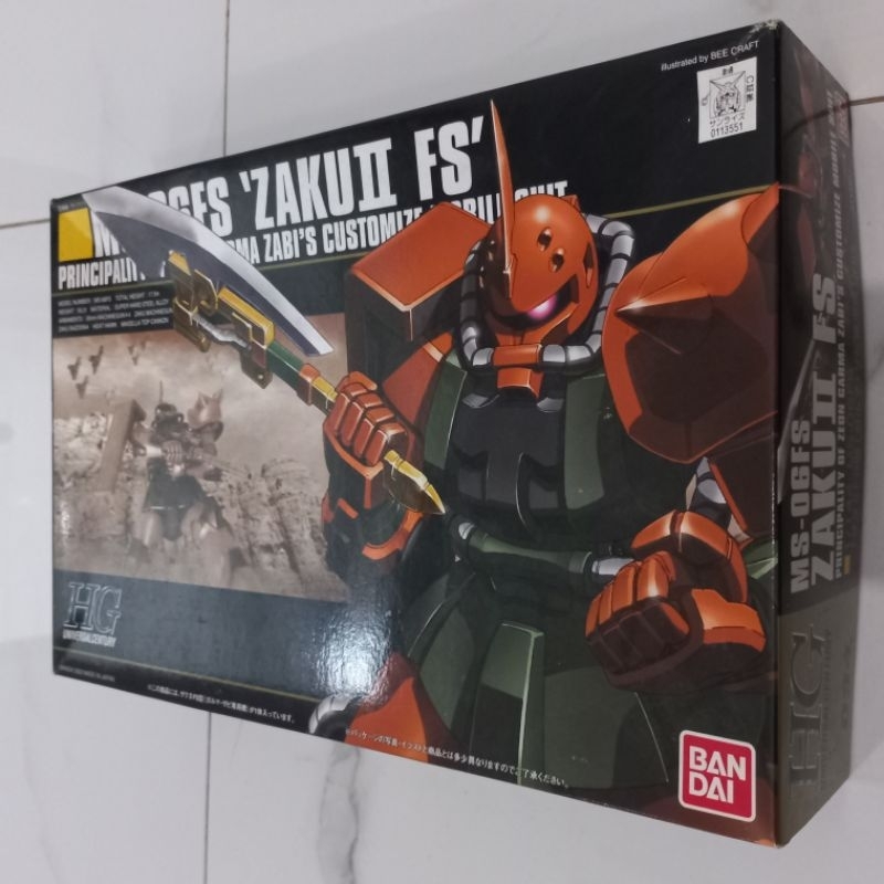 Jual HG HGUC 1/144 MS-06FS Zaku II Garma Zabi's Bandai | Shopee Indonesia