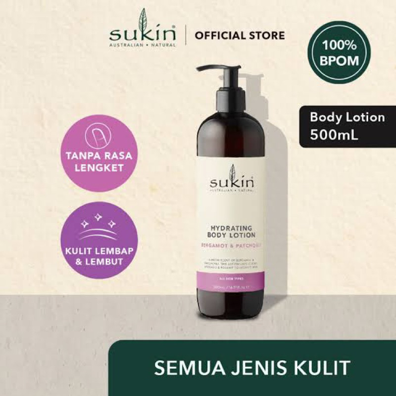 Jual Sociolla sale 90 sukin body lotion bergamot patchouli 500ml