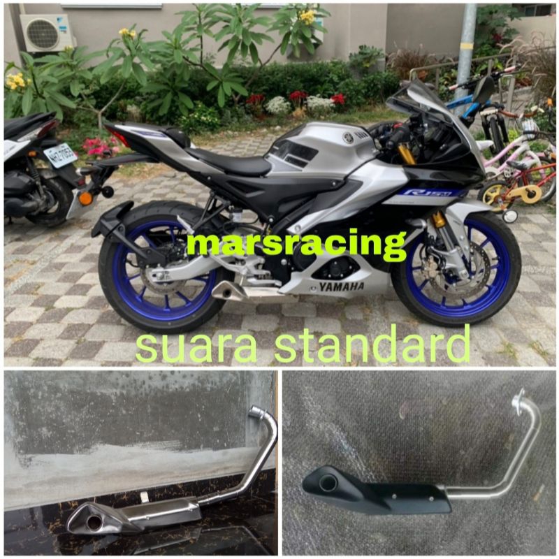 Jual knalpot racing underbelly suara standar R15 Xabre MT15 XSR Scorpio ...
