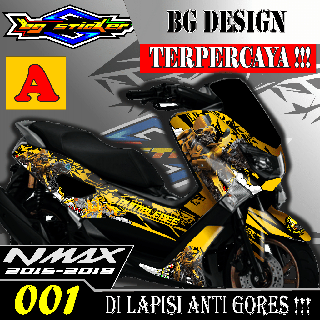 Jual Decal Sticker Yamaha Nmax Old Lama Fullbody Sticker Vynil Hologram